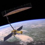 Artists_concept_of_NISAR_over_Earth