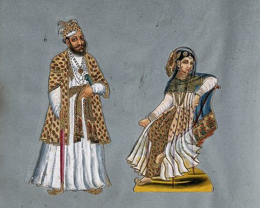 YW045382V_A-nawab-or-Indian-nobleman-and-his-wife