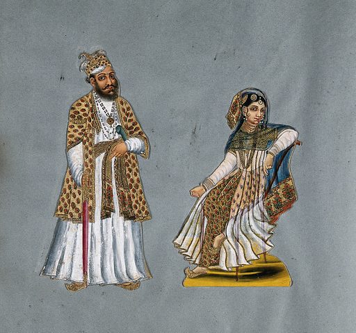 YW045382V_A-nawab-or-Indian-nobleman-and-his-wife