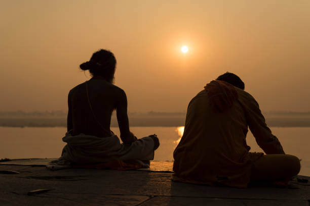 Yogi on the River Ganges, Varanasi